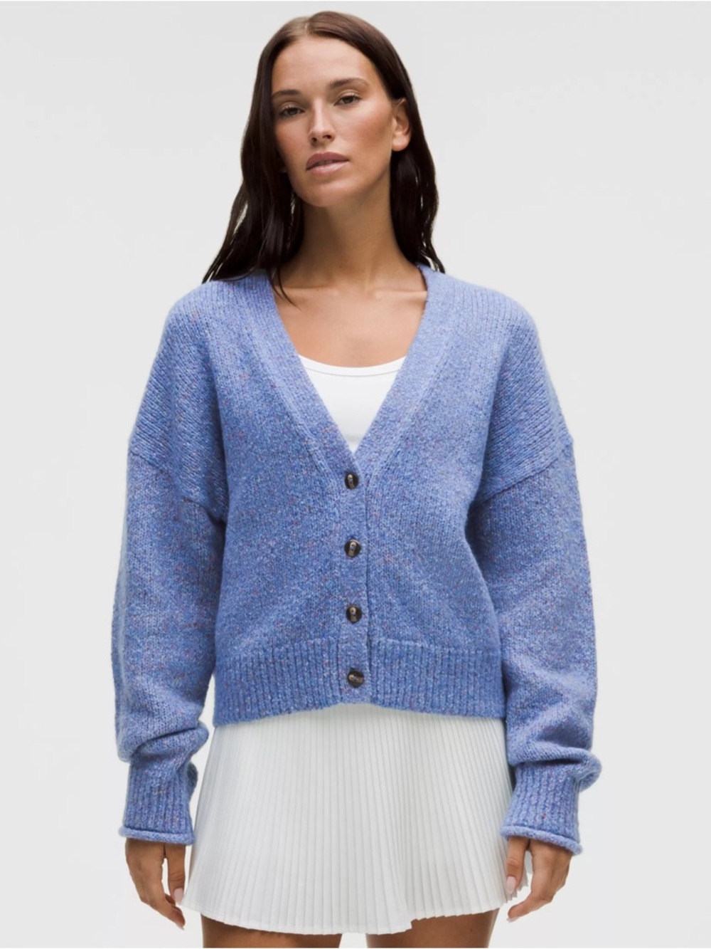 Lululemon Wool Blend Button-Up Cardigan